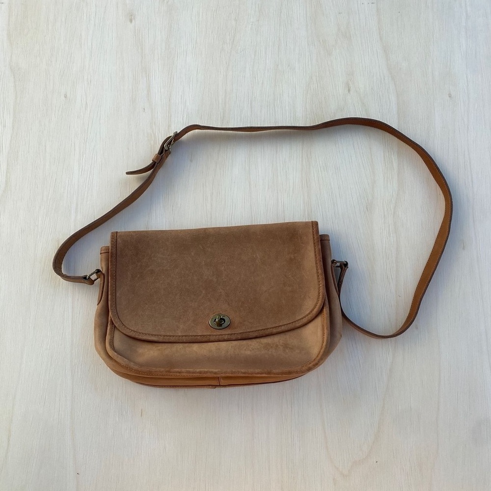 Vintage Coach Leather Cross Body